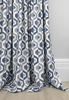 Gusta, Navy - Made to Measure Curtains